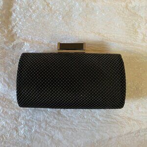 Jessica McClintock Clutch | Black Elegant Mesh
